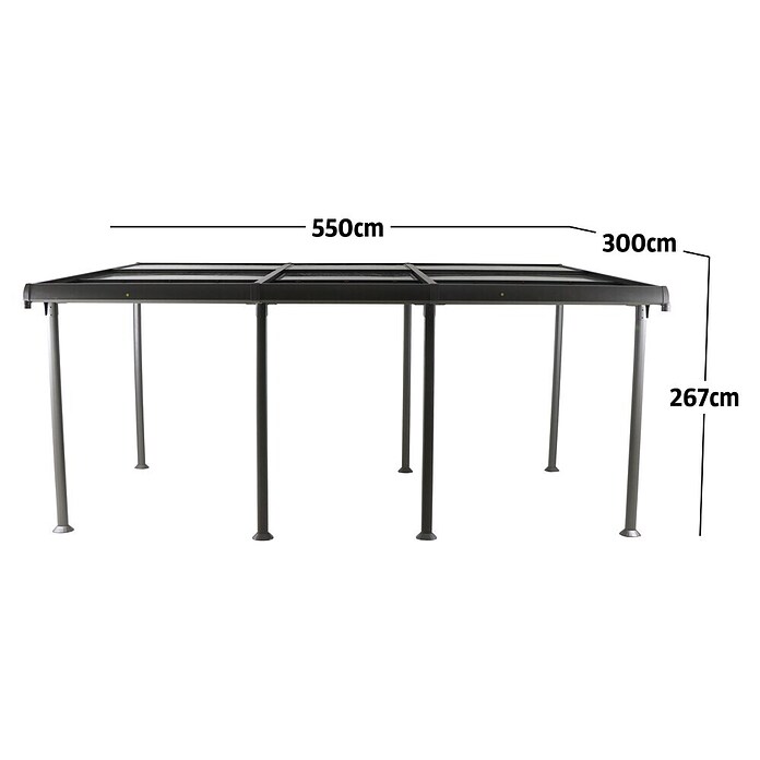 Sunfun Pavillon (L x B: 550 x 300 cm)