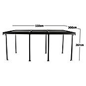 Sunfun Pavillon (L x B: 550 x 300 cm)