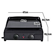 Grillstar Plancha-Grill (Grillfläche (B x T): 41 x 35 cm, 4,8 kW, Anzahl Brenner: 2 Stk.) | BAUHAUS