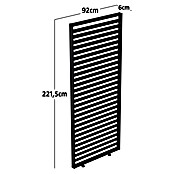Sunfun Milos Pavillon-Seitenwand Lamellen (B x H: 92 x 221,5 cm, Anthrazit) | BAUHAUS