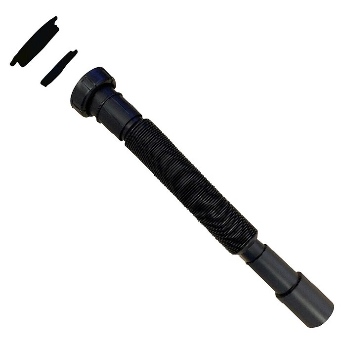Tecnoagua Sifón extensible dual (1 ½″, 32 mm - 40 mm, Negro) | BAUHAUS