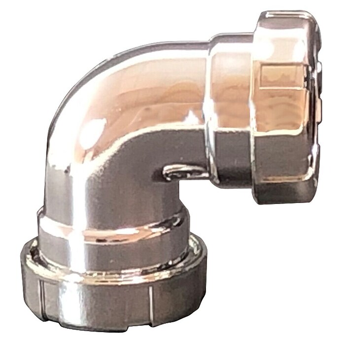 Tecnoagua Codo H-H (1 ½″, 90 °, Cromo) | BAUHAUS
