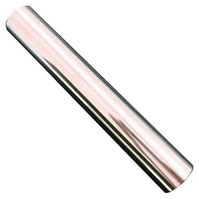 Tecnoagua Alargadera PVC - 32 mm, 25 cm, Cromo - Tubo cromado brillante, inclinado.