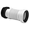 Tecnoagua Manguito extensible para WC (Diámetro: 90 mm - 110 mm, Ajuste de la longitud: 23 cm - 57 cm) | BAUHAUS