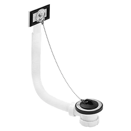 Tecnoagua  Válvula para fregadero con tapón y rebosadero