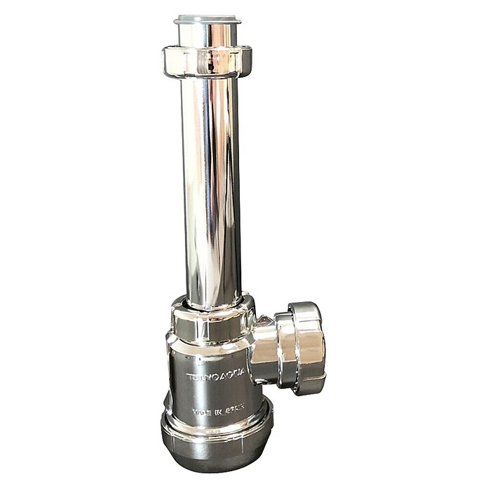 Tecnoagua Sifón de botella extensible (1¼'', 40 mm, Cromo) | BAUHAUS