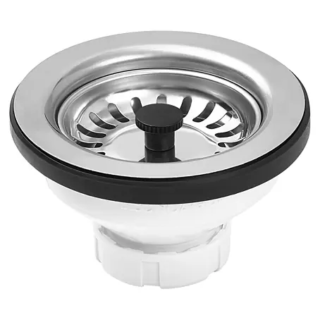 Tecnoagua  Válvula para fregadero con cesta inox