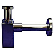 Tecnoagua Sifón de botella cuadrado (1¼'', Cromo) | BAUHAUS