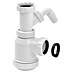 Tecnoagua Sifón de botella extensible con toma de lavadora 