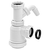 Tecnoagua Sifón de botella extensible con toma de lavadora (1 ½″, 40 mm) | BAUHAUS