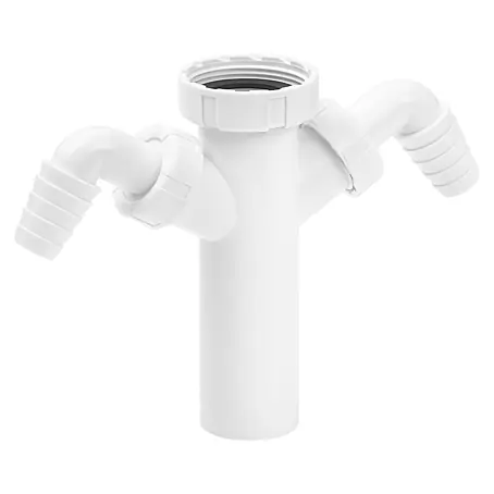 Tecnoagua  Racor doble de vaciado para lavadora