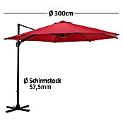 Sunfun Ampelschirm (Chili, Durchmesser: 300 cm)