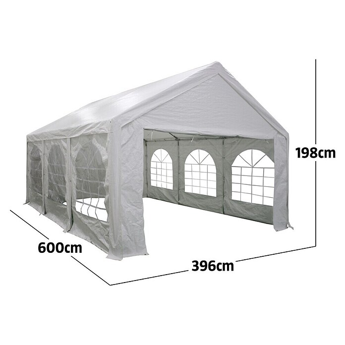 Sunfun Partyzelt (L x B: 6 x 3,96 m)