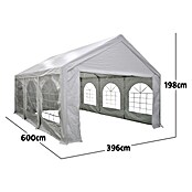 Sunfun Partyzelt (L x B: 6 x 3,96 m)