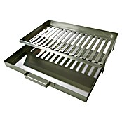 Buschbeck Feuerrost-Aschepfanne (30 x 46 x 9 cm, Edelstahl)