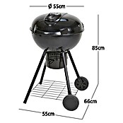 Kingstone Kugelgrill Sunset (Durchmesser Grillfläche: 55 cm, Schwarz) | BAUHAUS