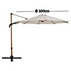 Sunfun Ampelschirm rund Capri (Beige, Durchmesser Bespannung: 300 cm) | BAUHAUS