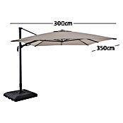Sunfun Ampelschirm Capri (Greige, Bespannungsmaß (L x B): 300 x 350 cm) | BAUHAUS