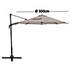 Sunfun Ampelschirm rund Capri (Greige, Durchmesser Bespannung: 300 cm) | BAUHAUS