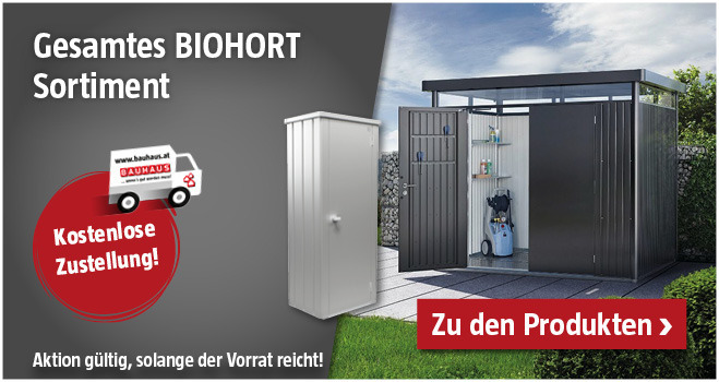 BIOHORT Gerätehäuser versandkostenfrei