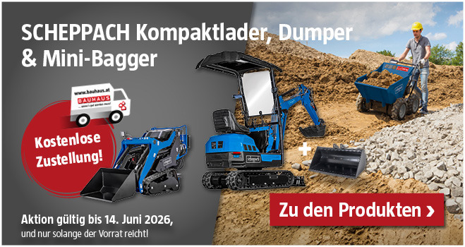 Aktion SCHEPPACH Maschinen versandkostenfrei bis 31.03.2026