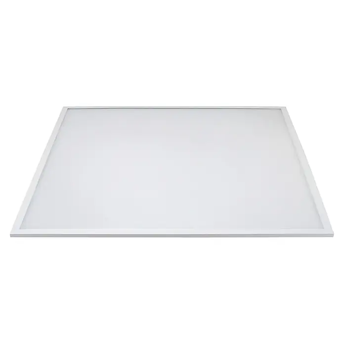 E2 elektro Einbaupanel Square - L x B x H: 59,5 x 59,5 x 3,2 cm, Max. Systemleistung: 36 W, Kaltweiß - Weißes quadratisches LED-Panel mit schlankem weißem Rahmen.