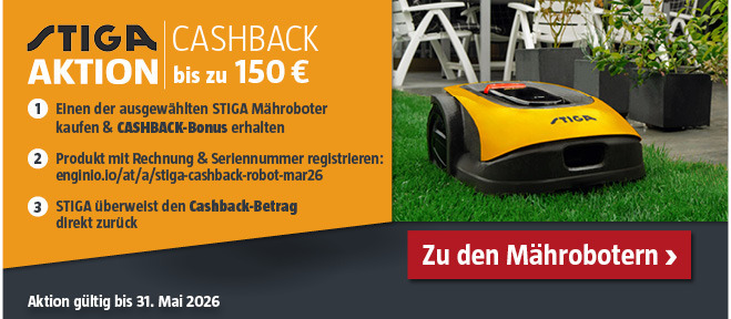 Maehroboter Aktion von Stiga
