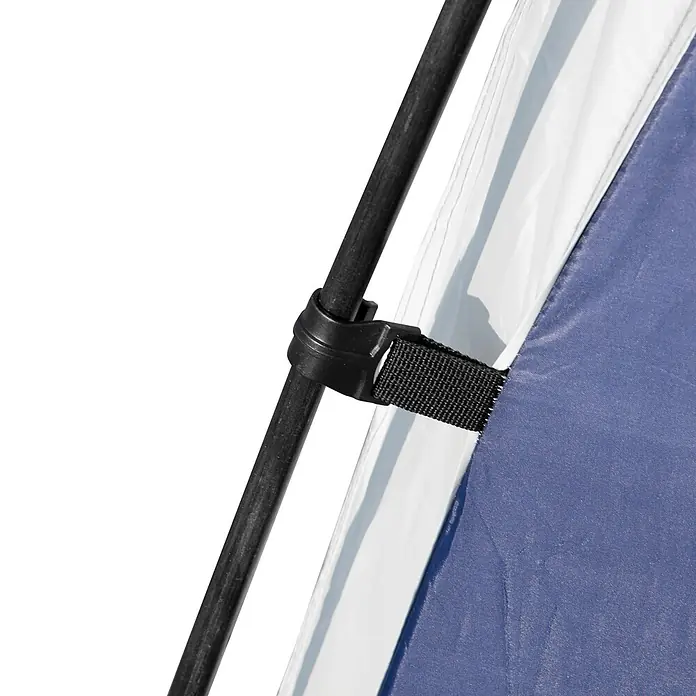 Outsunny Steckpavillon mit Tragetasche - B x T: 350 x 350 cm, Farbe Dach: Blau