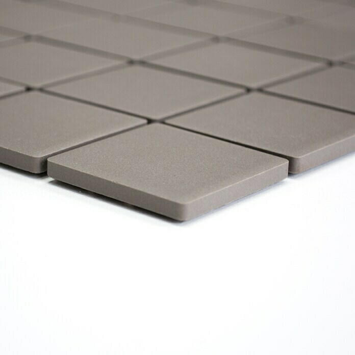 Mosaikfliese Quadrat Uni CU 233 (29,8 x 29,8 cm, Grau, Matt)