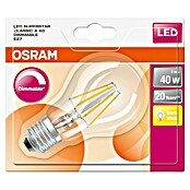 Osram LED-Leuchtmittel Retrofit Classic A (4,5 W, E27, A60, Warmweiß, Dimmbar, Klar)