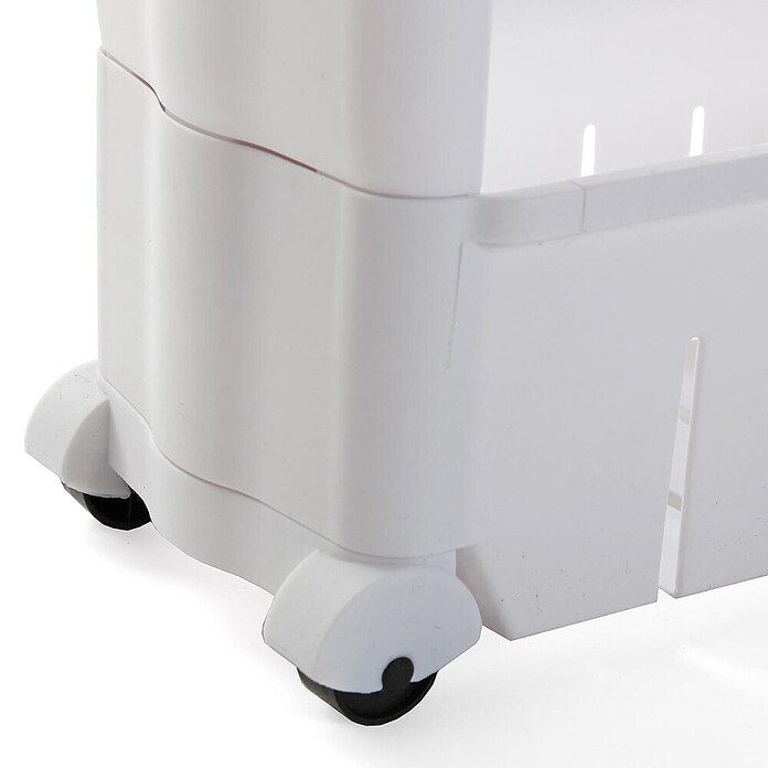 Versa Carro con ruedas multiusos de 3 baldas (L x An x Al: 54 x 12,5 x 71 cm, Termoplástico) | BAUHAUS