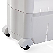 Versa Carro con ruedas multiusos de 3 baldas (L x An x Al: 54 x 12,5 x 71 cm, Termoplástico) | BAUHAUS