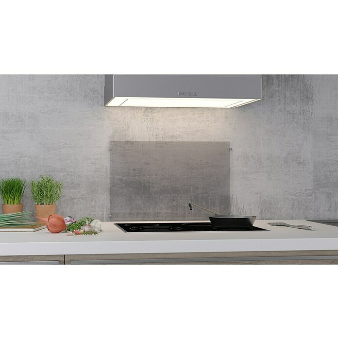 CUCINE Küchenrückwand (Clear, 60 x 40 cm, Stärke: 6 mm, Einscheibensicherheitsglas (ESG))