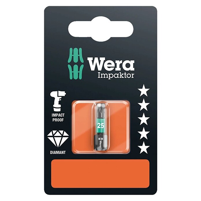Wera Diamantbit 867/1 IMP DC - TX 20 x 25 (TX 20, 25 mm) | BAUHAUS