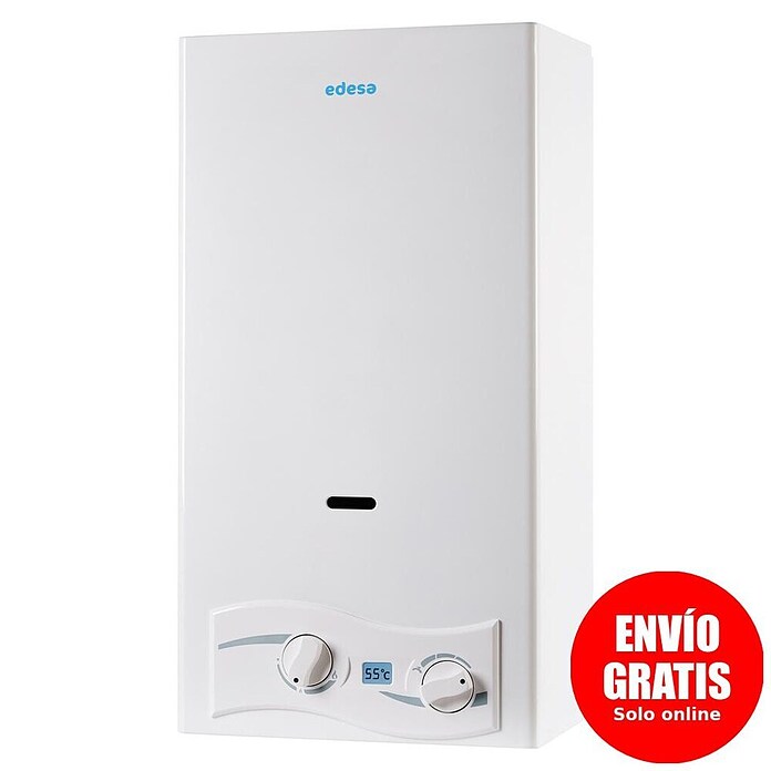 Edesa Calentador atmosférico IONO 11 D (19,3 kW, Caudal de agua: 2,5 l/min, Gas natural) | BAUHAUS