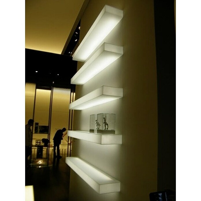 Kunstglas Owocor (100 cm x 100 cm x 2,5 mm, Eben, Opal, Polystyrol)