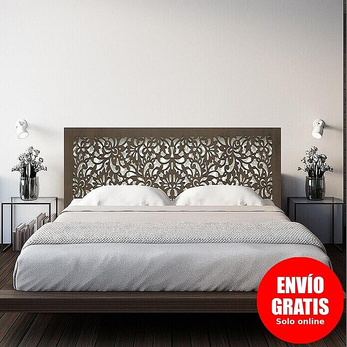 Cabecero de cama Mosaico 154 (An x Al: 160 x 80 cm, Nogal) | BAUHAUS
