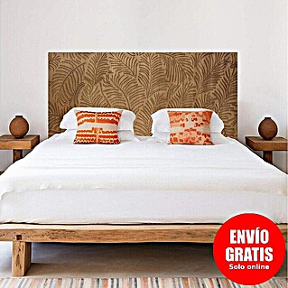 Cabecero de cama Mosaico 600 (An x Al: 80 x 160 cm, Blanco liso)