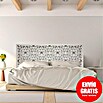 Cabecero de cama Mosaico Surat (An x Al: 145 x 80 cm, Blanco betún) | BAUHAUS
