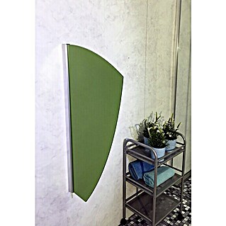 GEO Urinal-Trennwand Segel (50 x 90 cm, Glas, Grün)