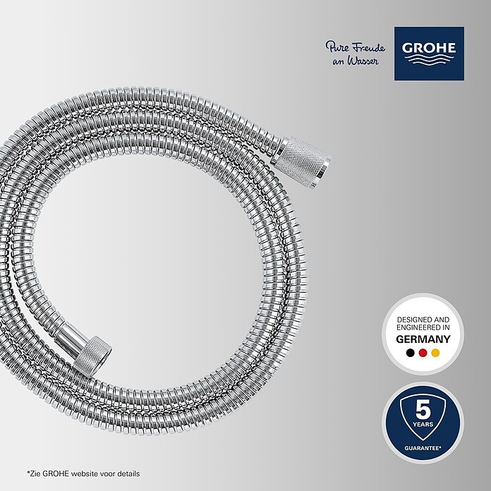 Grohe Metalen doucheslang VitalioFlex Metal (150 cm, Chroom) | BAUHAUS