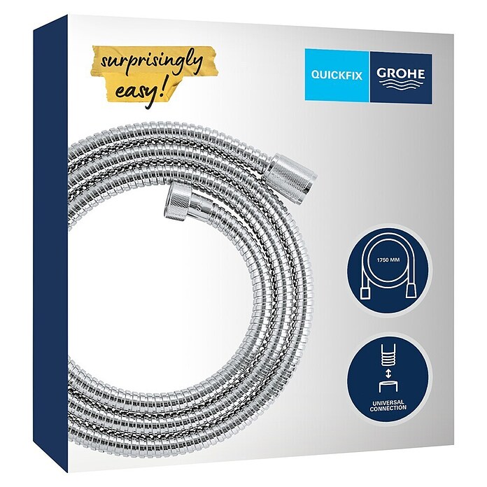 Grohe Metalen doucheslang Vitalio Flex (Lengte: 175 cm, Metaal, Chroom) | BAUHAUS