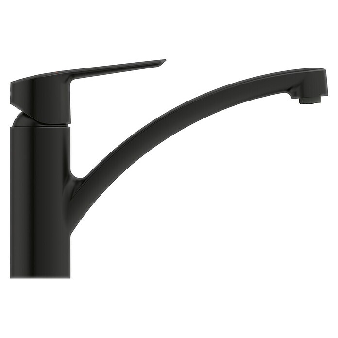 Grohe QuickFix Start Spültischarmatur (Ausladung Armatur: 227 mm, Schwarz, Schwenkbereich: 140 °) | BAUHAUS