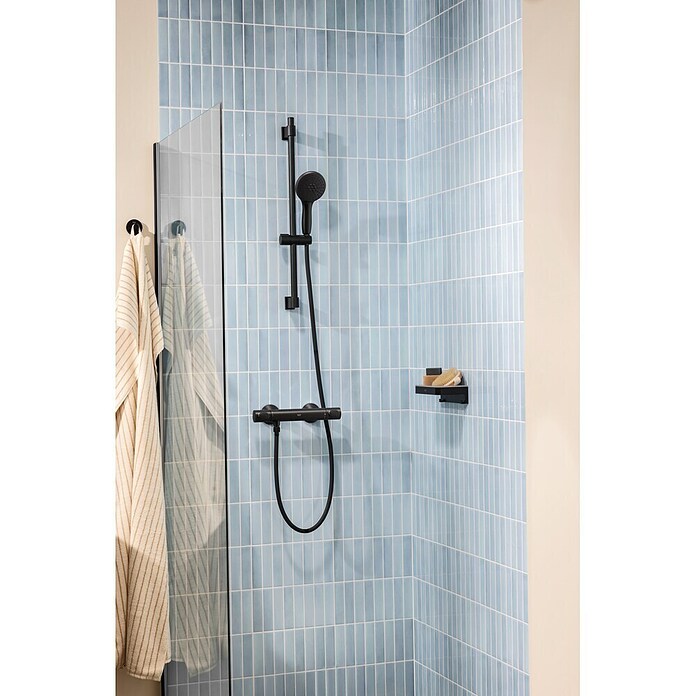 Grohe VitalioFlex Trend Brauseschlauch (Länge: 150 cm, Kunststoff, Schwarz, Matt) | BAUHAUS