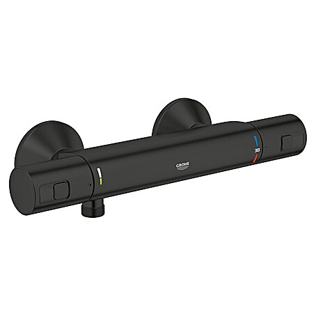 Grohe Start Thermostatarmatur Precision (Breite: 30,4 cm, Schwarz, Matt)