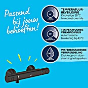 Grohe Start Douchethermostaat Precision (Mat, Zwart) | BAUHAUS