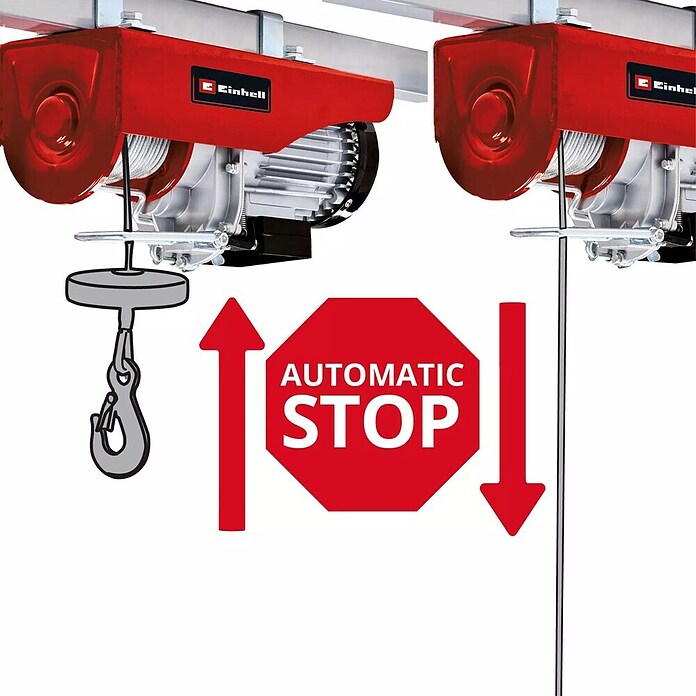 Einhell Elektrische takel TC-EH 600 (Draagvermogen: 300 kg, Kabellengte: 18 m) | BAUHAUS