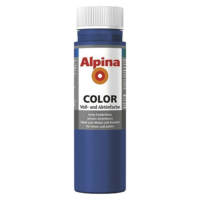 Alpina Vollton- & Abtönfarbe Color (Mystery Blue, 250 ml)