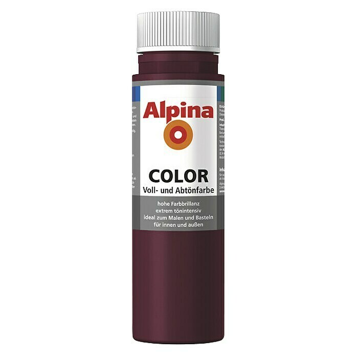 Alpina Vollton- & Abtönfarbe Color (Berry Red, 250 ml)