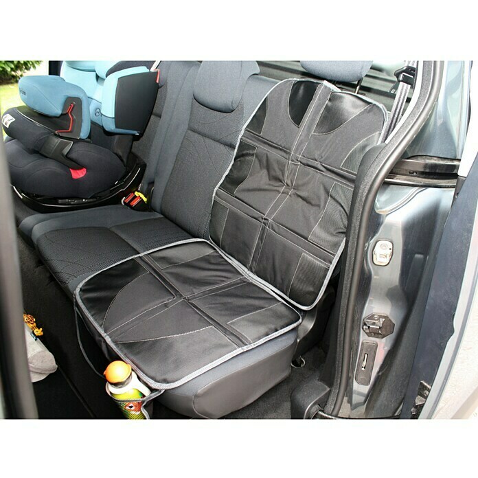 Autositz-Auflage 61 × 10 × 50 cm schwarz